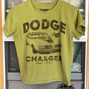 Adult Crop Green Graphic T-Shirt